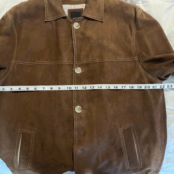 Milestone mens or womens brown suede jacket good condition - Picture 14 of 16